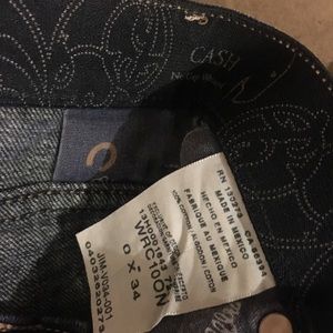 Wrangler Dark Wash Cash Jeans 0x34